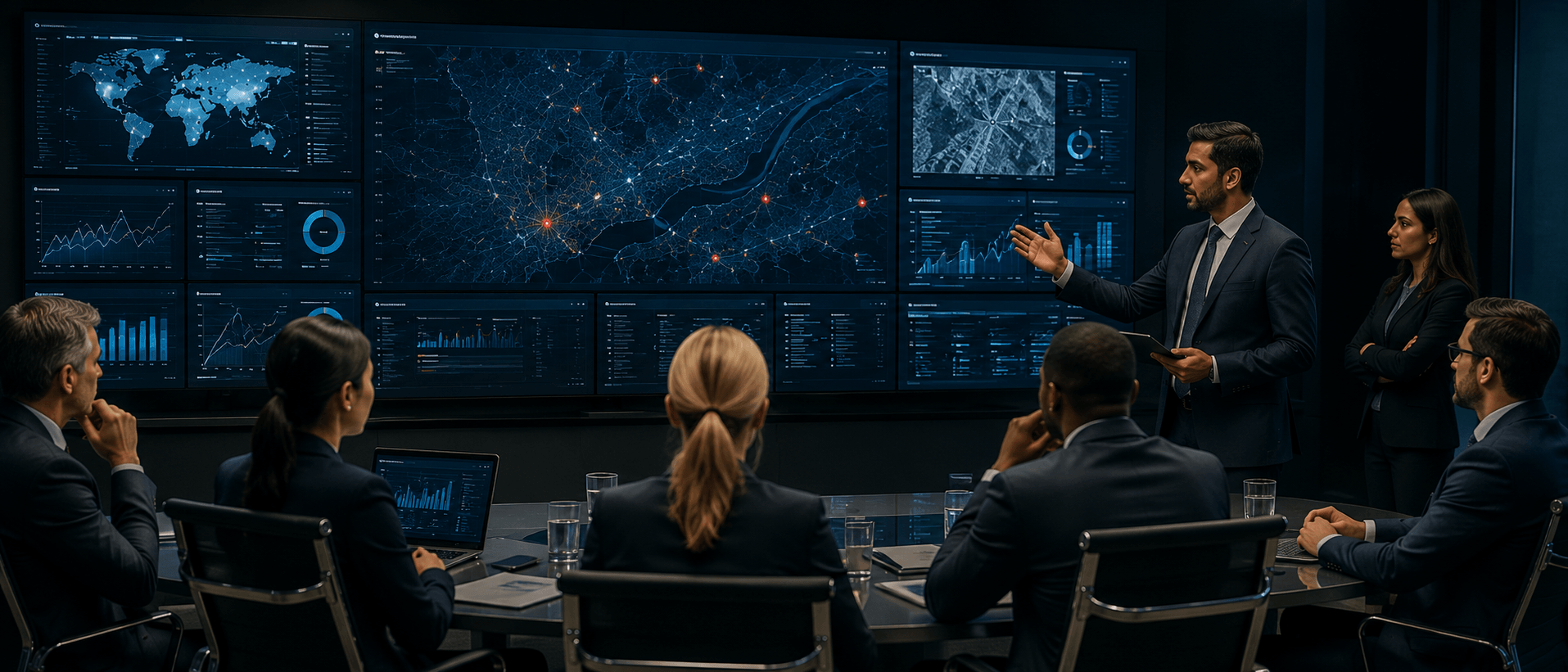 Government briefing and command center